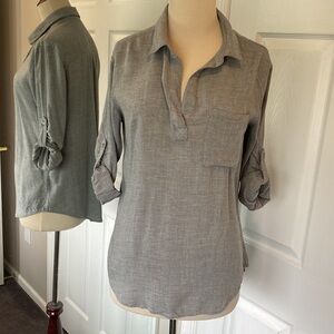 Cloth & Stone Romola Relaxed Popover Top Small